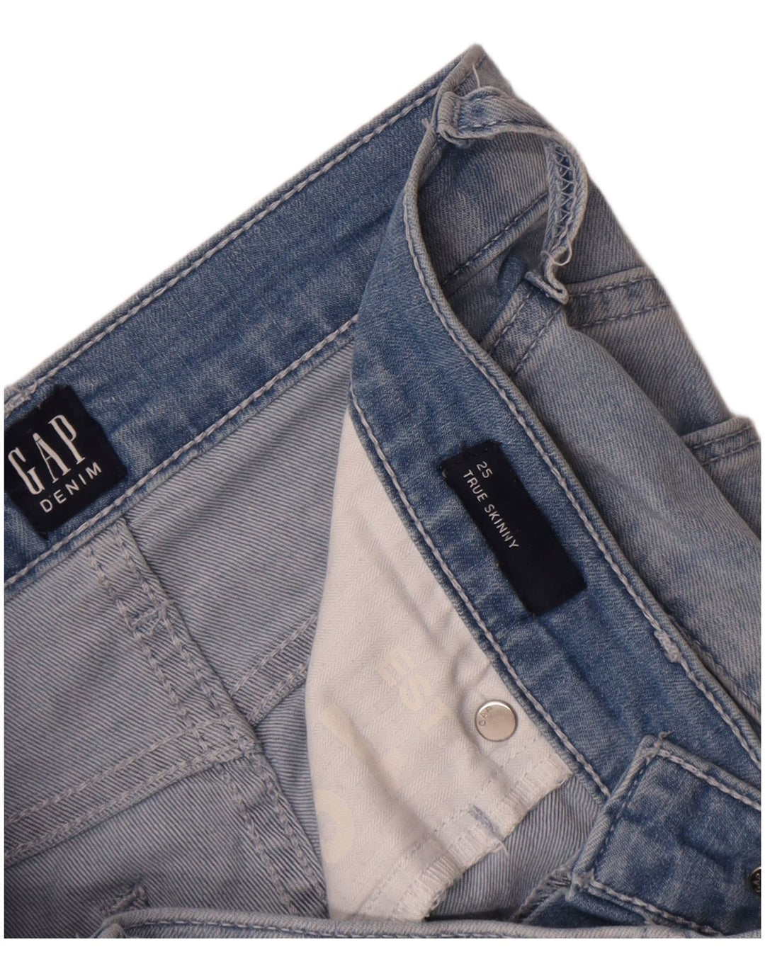 Damskie jeansy skinny Gap W25 L26 Niebieskie, bawełniane
