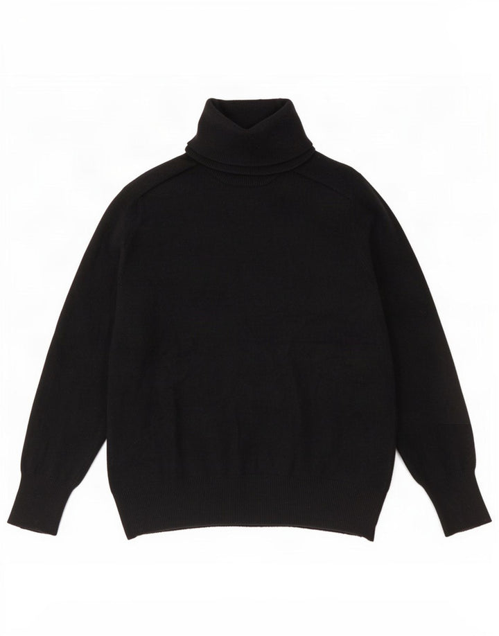 Sweter damski Zara z golfem UK 10, mała czarna wełna
