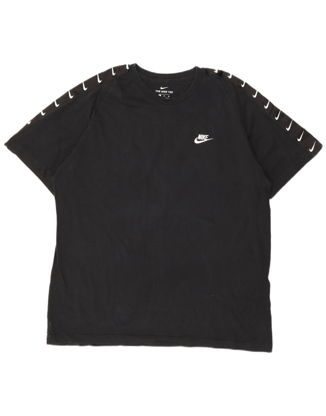Męski T-shirt z grafiką NIKE, XL, czarna, bawełniana