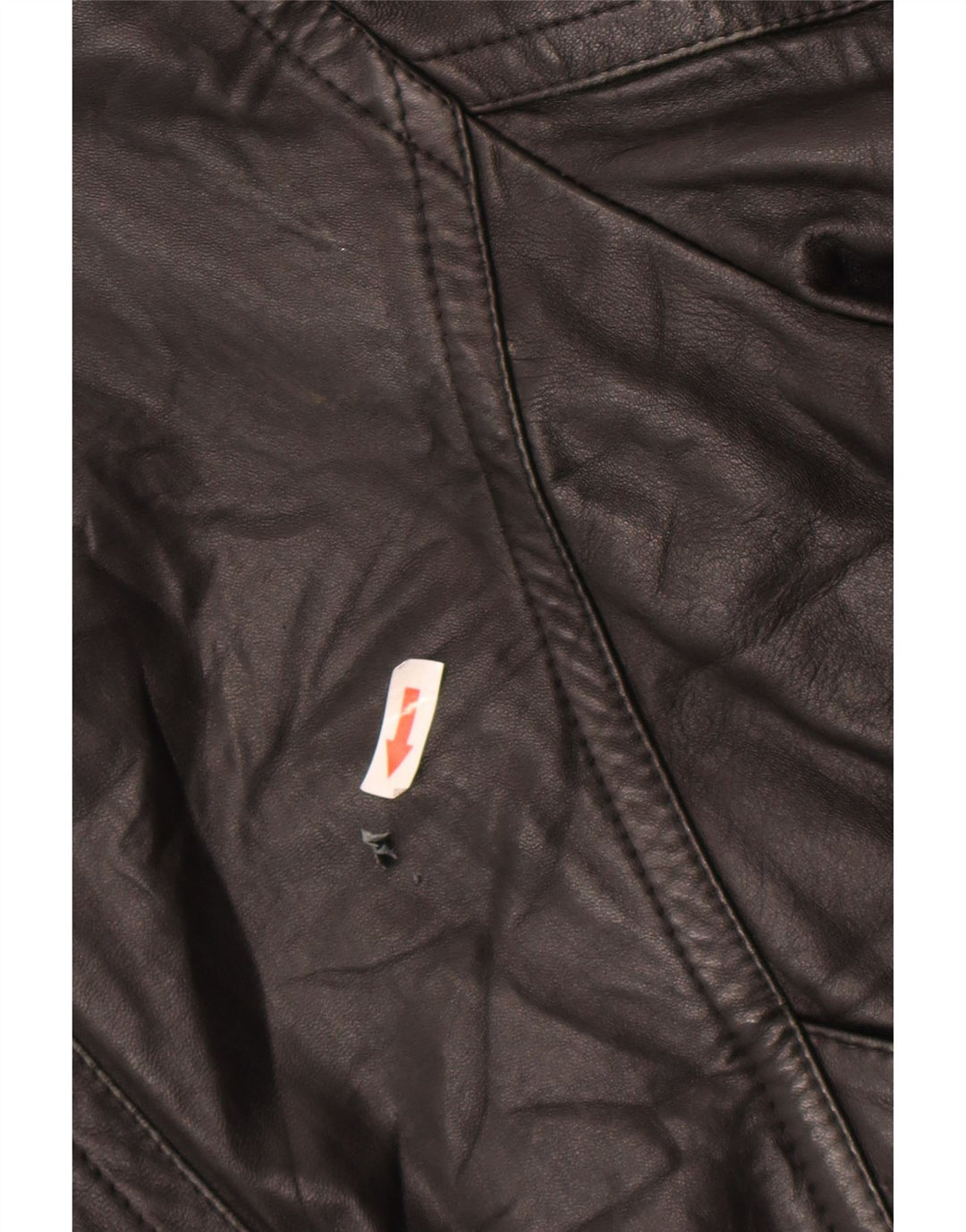 Vintage męska skórzana kurtka UK 42 XL czarna skóra
