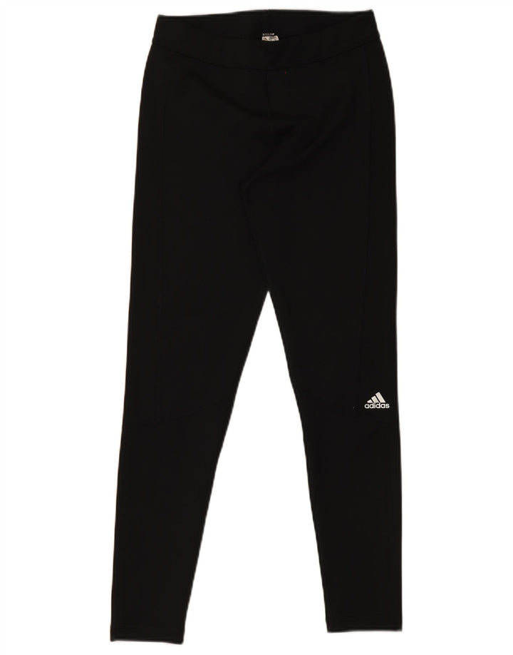 Damskie legginsy Adidas Climalite UK 12/14 Średni czarny poliester