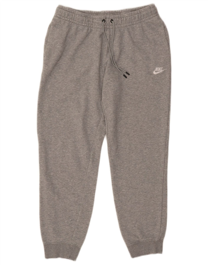 Damskie spodnie dresowe NIKE Joggers UK 14 Średnioszare, bawełniane plamki