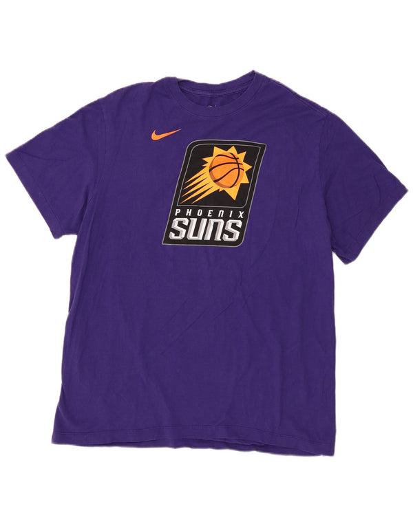 Męski T-shirt Nike Phoenix Suns z grafiką, top XL, fioletowa bawełna
