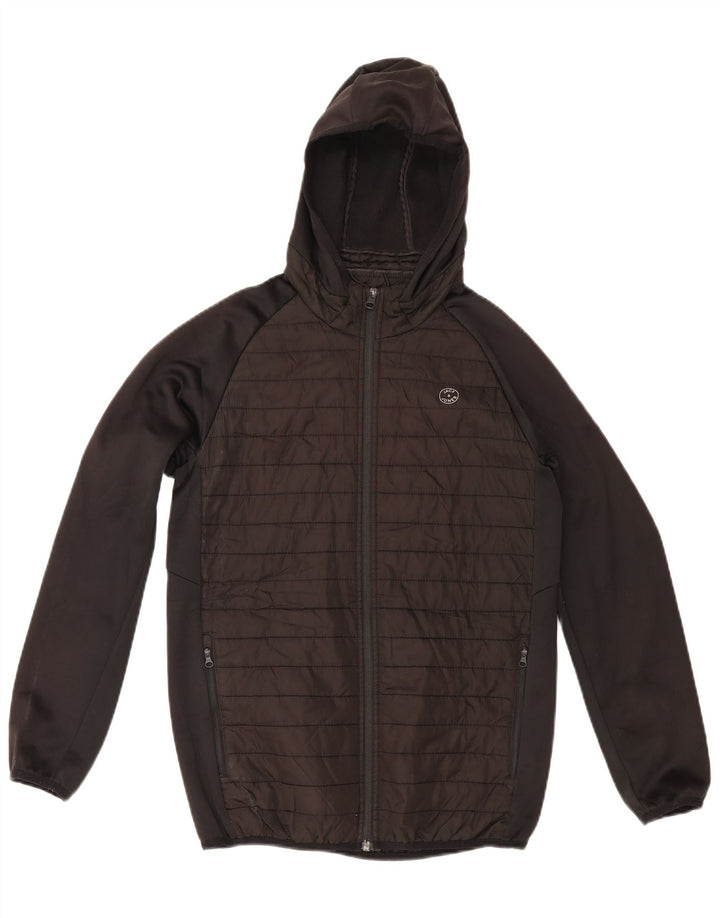 Kurtka bomberka z kapturem Jack & Jones dla chłopców 13-14 lat, czarna