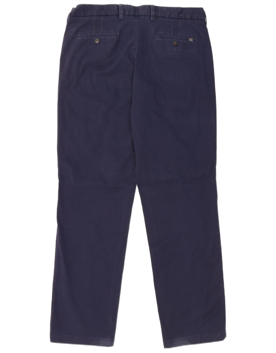 Męskie spodnie chino Marks & Spencer Blue Harbor W38 L33 Granatowa bawełna