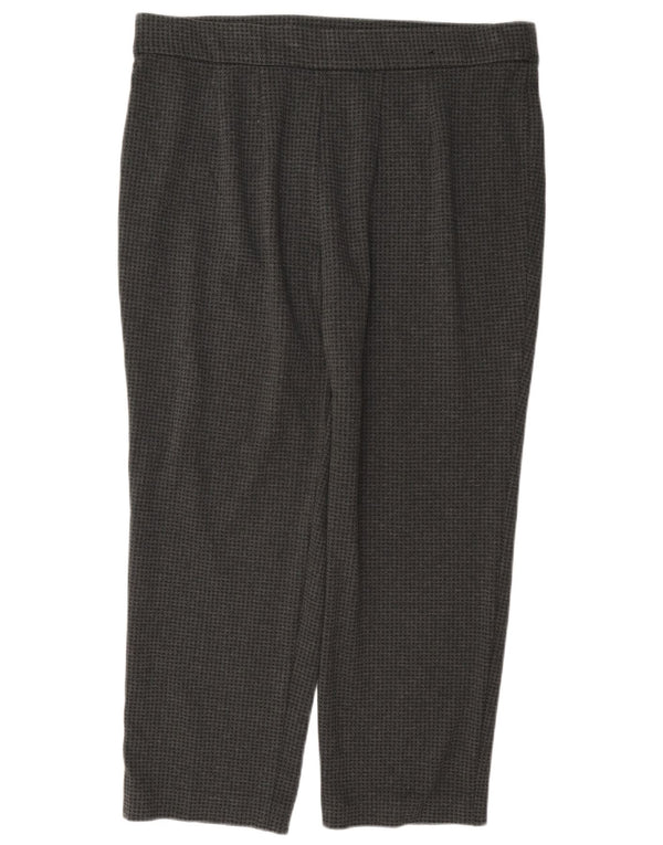 Spodnie damskie Marks & Spencer UK 18 XL W36 L26 Szare pepitka