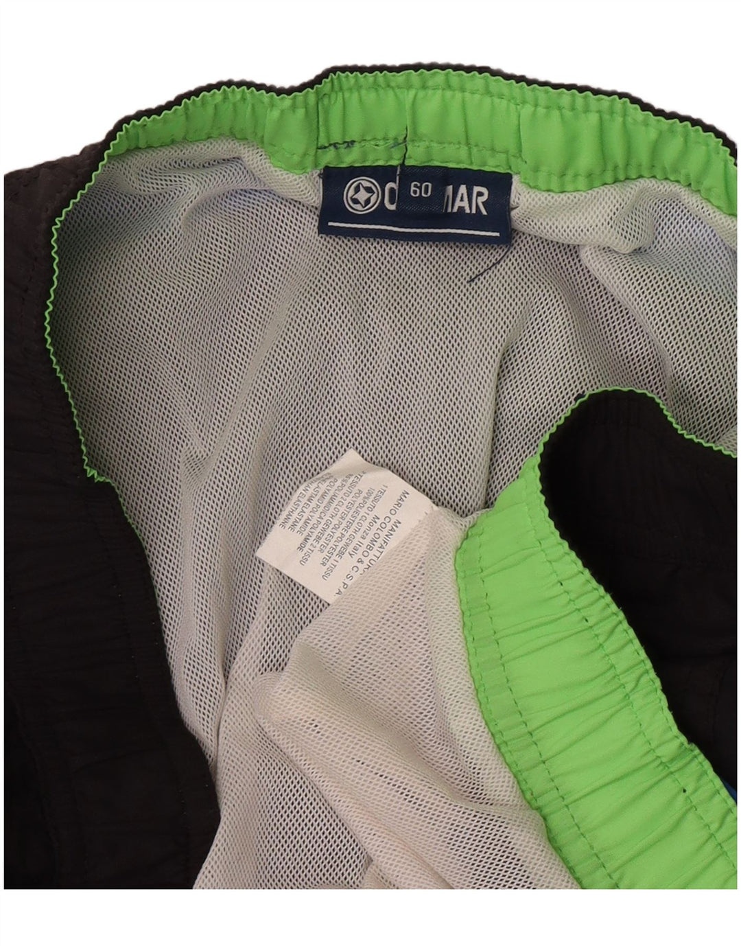 Męskie spodenki kąpielowe Colmar IT 60 2XL Czarny poliester z blokami kolorów