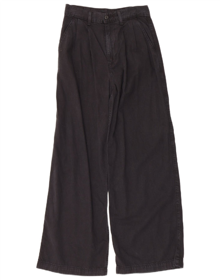 Damskie jeansy Levi's z szeroką nogawką W25 L28 Czarny Lyocell