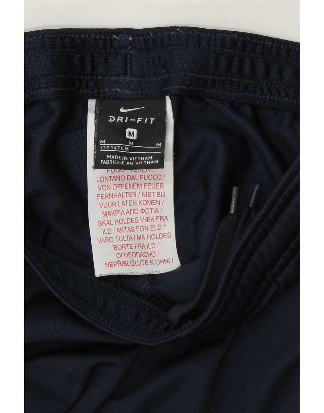 Chłopięce spodnie dresowe Nike Dri Fit 10-11 lat, średni granatowy poliester