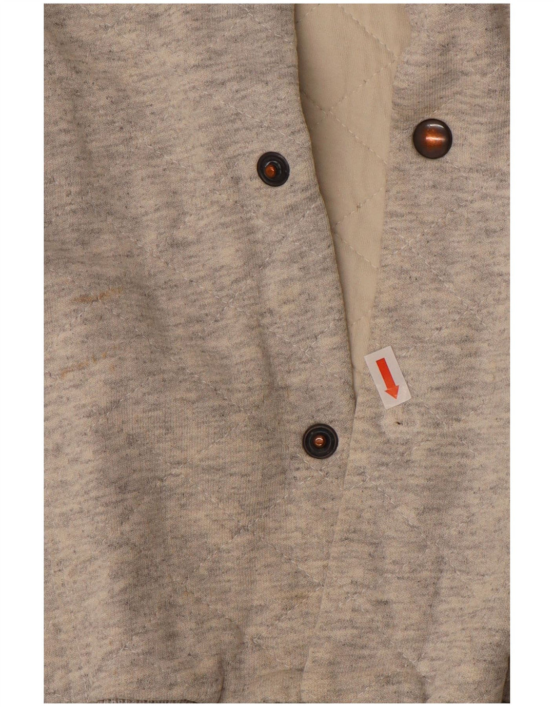Męska kurtka VINTAGE Graphic Varsity UK 38 w kolorze średniej szarości