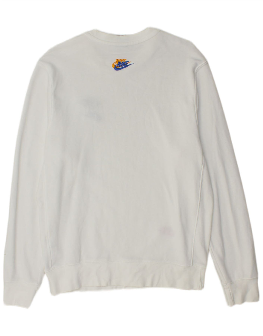 Męska bluza z grafiką Nike, mała, biała, bawełniana