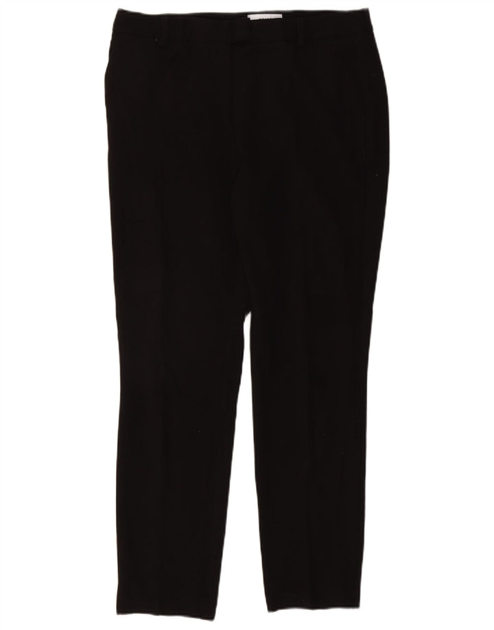 Damskie spodnie typu chino REISS UK 12 Medium W32 L28 Czarny poliester