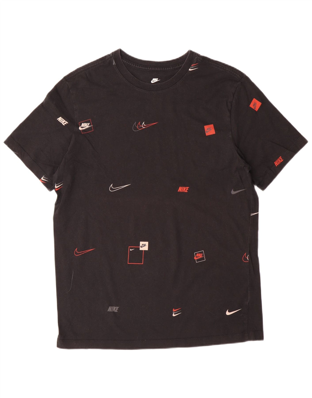 Męski T-shirt NIKE z grafiką, średni czarny