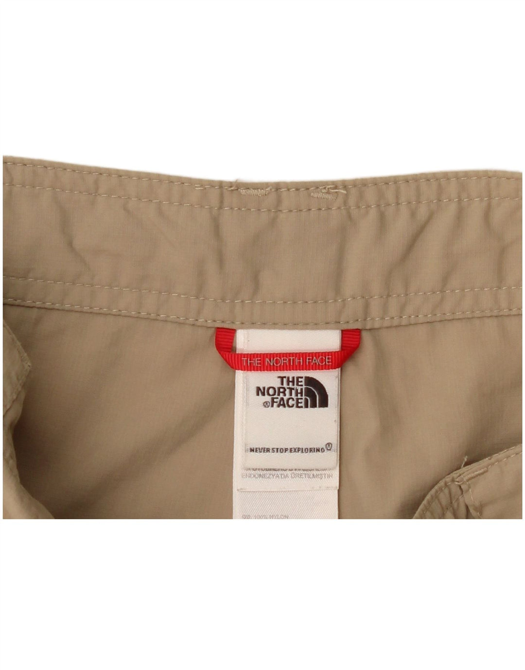 Damskie spodenki cargo The North Face W32, duże, nylon w kolorze khaki