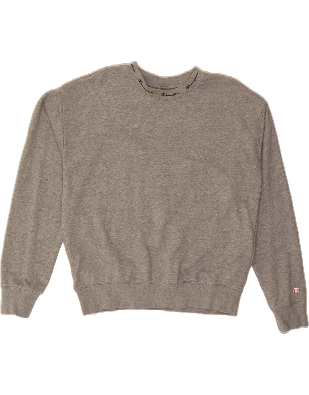 CHAMPION Womens Sweatshirt Jumper UK 18 XL Grey Cotton Vintage Champion and Second-Hand Champion from Messina Hembry 