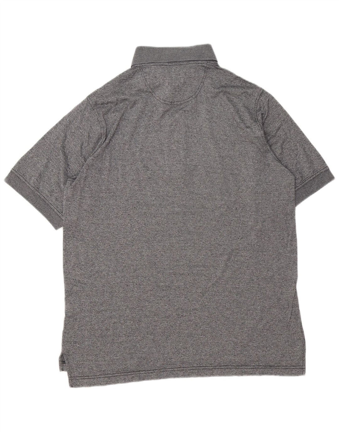 Męska koszulka polo Ellesse, mała, szara, bawełniana w plamki