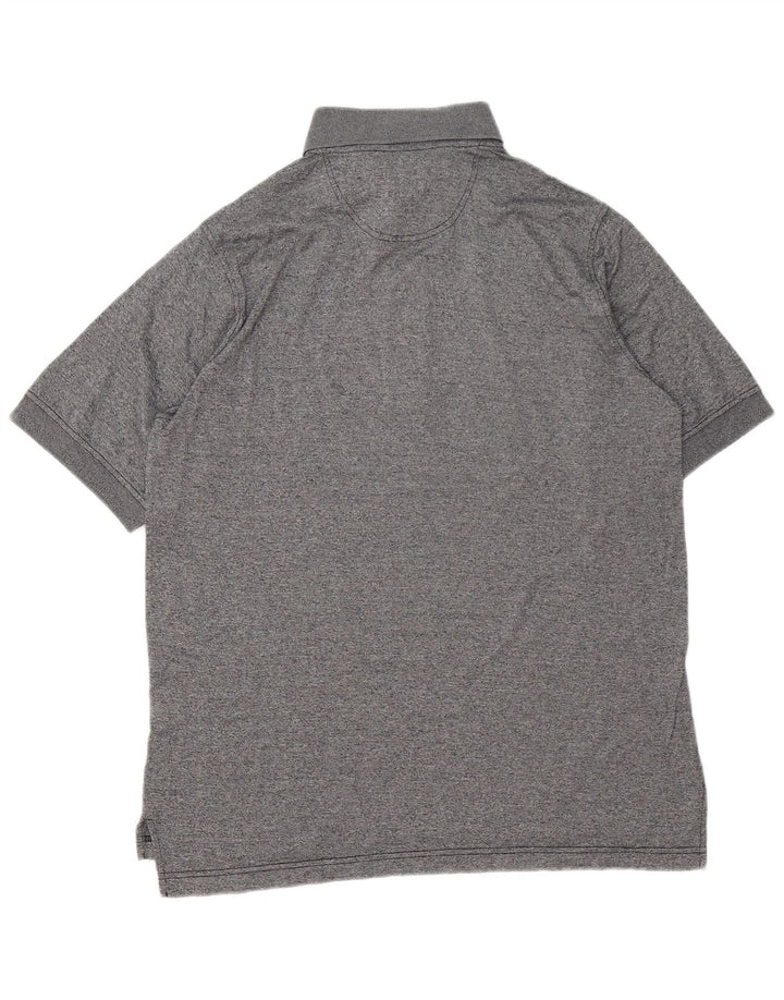 Męska koszulka polo Ellesse, mała, szara, bawełniana w plamki