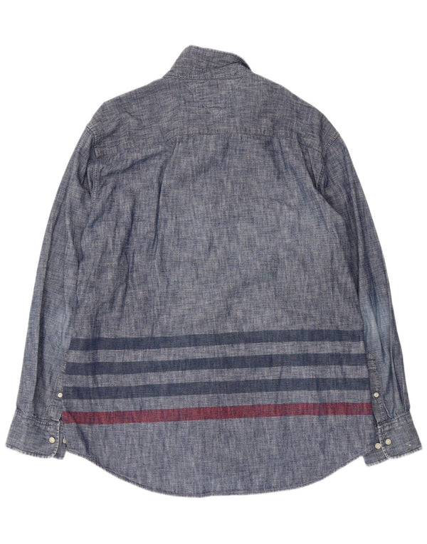 Koszula męska Tommy Hilfiger o dopasowanym kroju, rozmiar 18 1/2 2XL, granatowa w paski