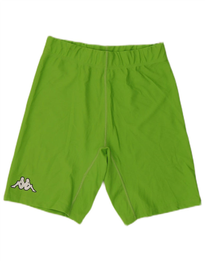 Damskie spodenki sportowe Kappa UK 10 Small, zielone, poliamidowe