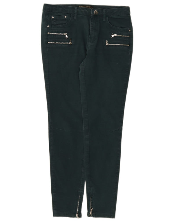 Dżinsy damskie Zara EU 36 XS W26 L26 zielone