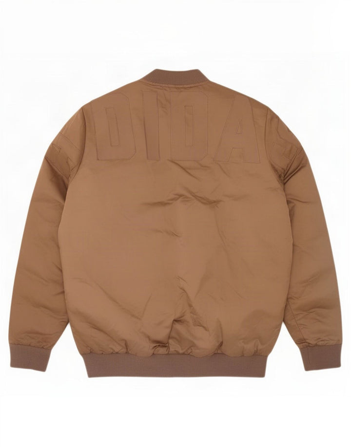 Damska kurtka Adidas Graphic Oversized Padded Jacket UK 10 Mały brązowy poliester