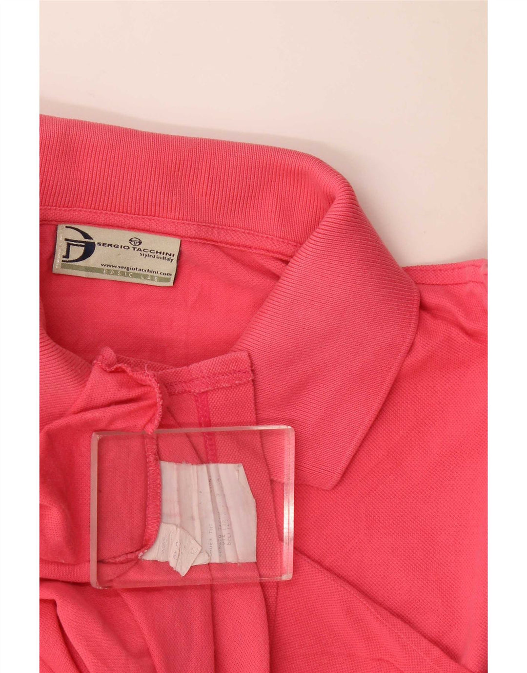 Męska koszulka polo Sergio Tacchini, duża, różowa
