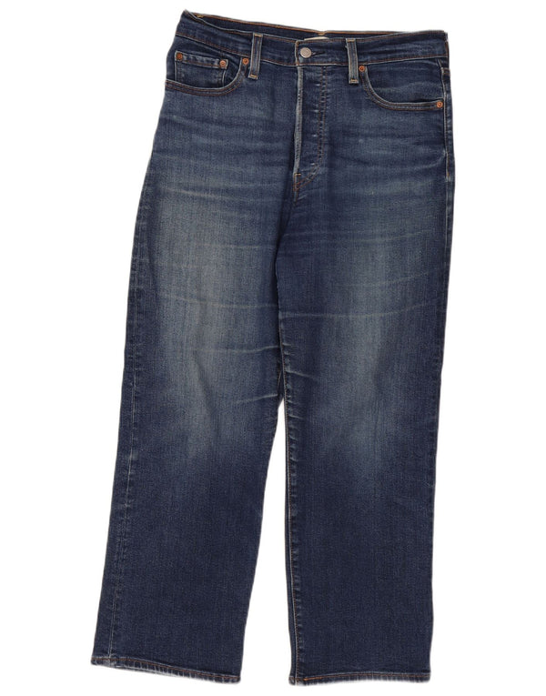 Damskie jeansy Levi's Ribcage z wysokim stanem W29 L26 Niebieskie