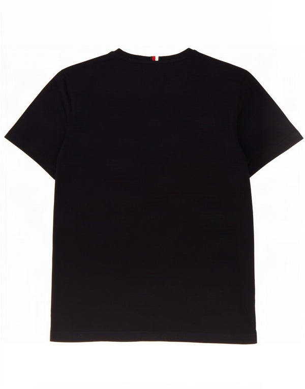 Męska koszulka z grafiką Tommy Hilfiger Top XL, czarna, bawełniana