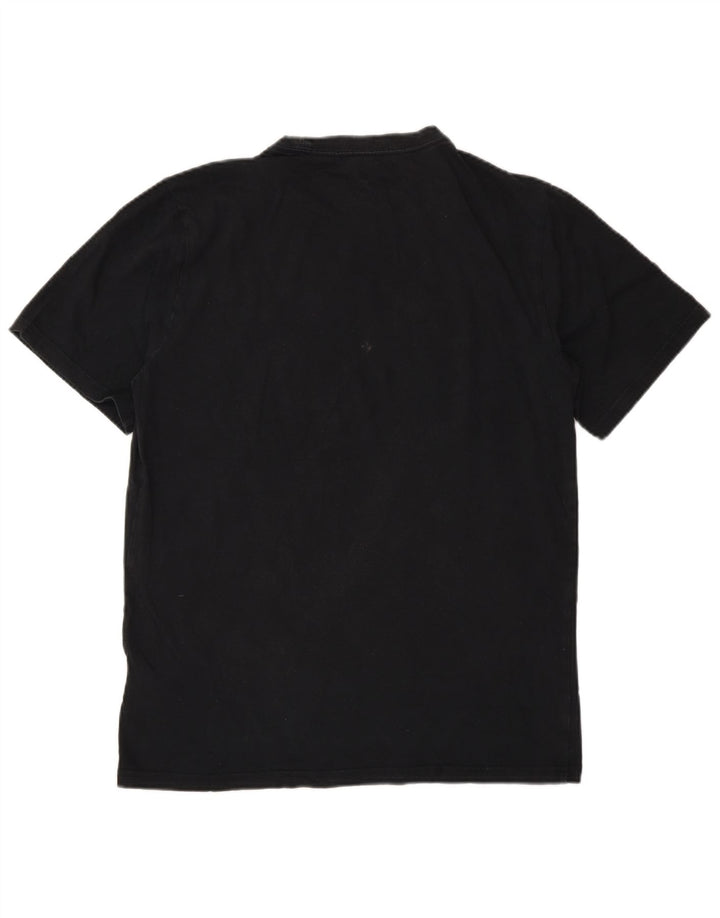 Converse Męski T-shirt z grafiką, mały, czarny, bawełniany