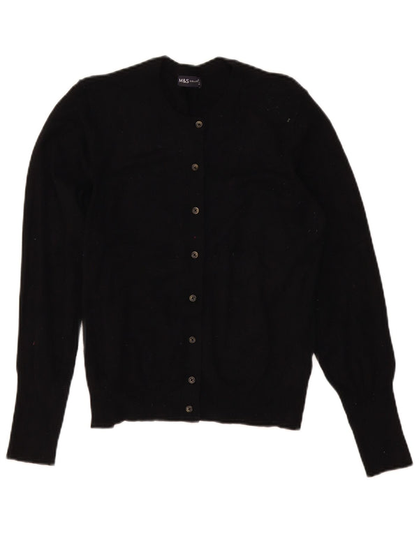 Sweter damski Marks & Spencer UK 12, średni czarny, wiskoza