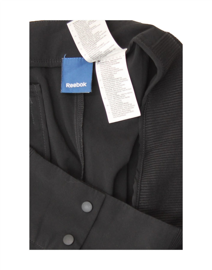 Spodenki damskie Reebok UK 12 Medium W30 Czarny poliester