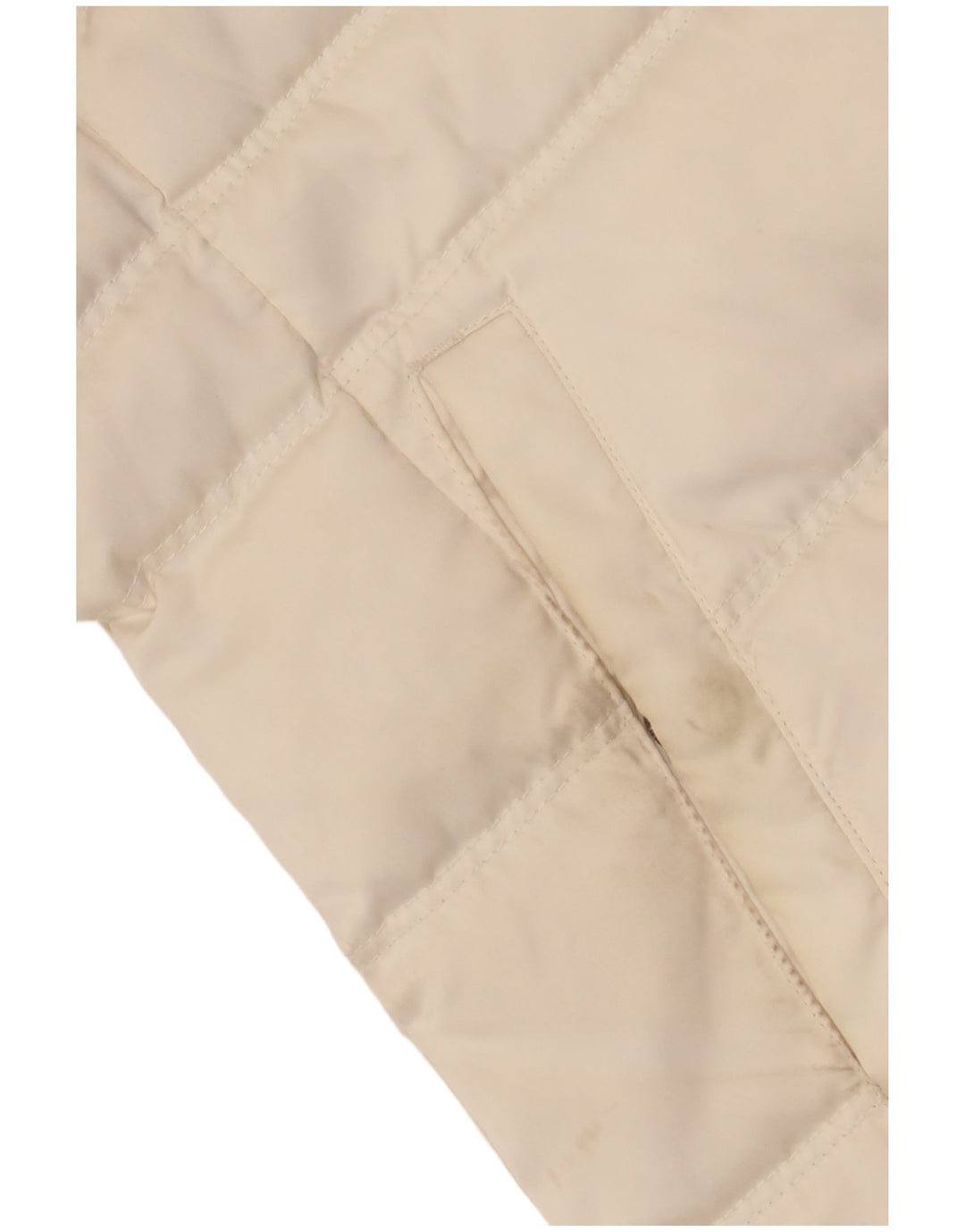 CALVIN KLEIN JEANS Damska kurtka oversize UK 10, mała w kolorze złamanej bieli