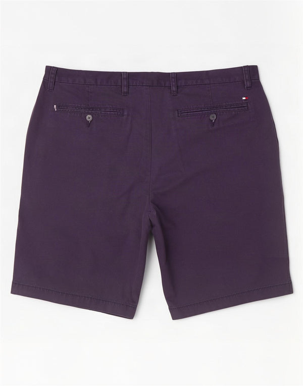 Męskie spodenki chino Tommy Hilfiger W38 XL granatowe, bawełniane