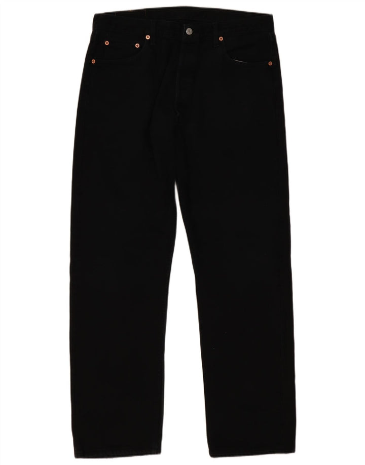 Męskie jeansy Levi's 501 Straight W36 L32 Czarne