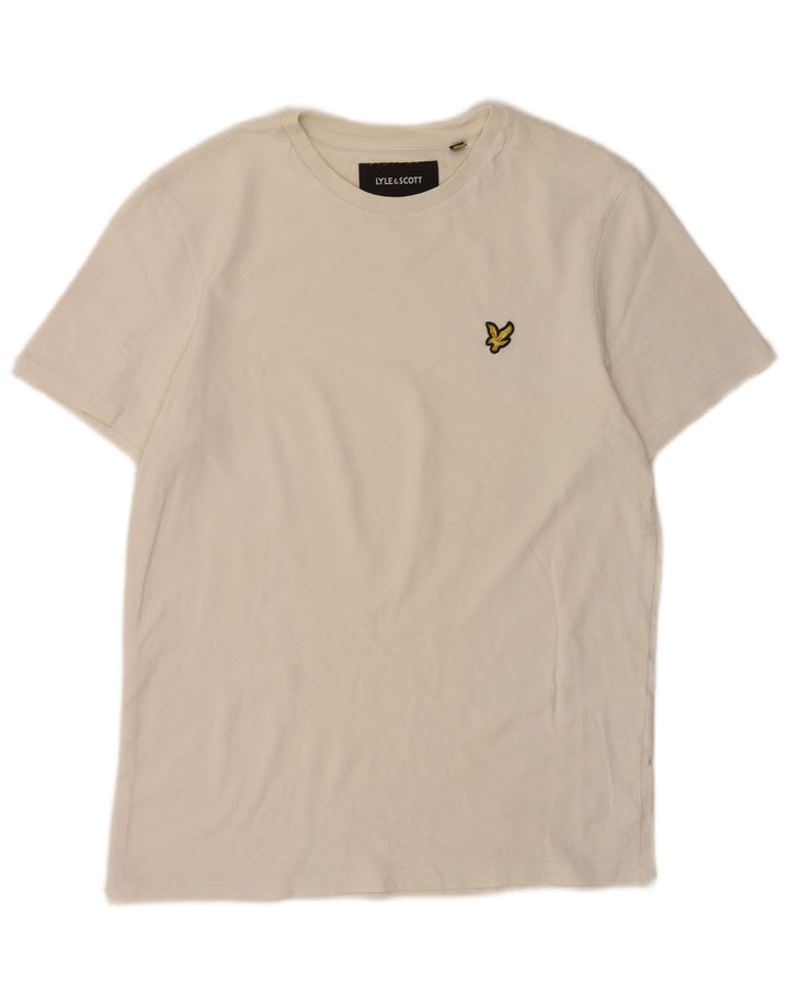 T-shirt męski Lyle & Scott, mały, biały, bawełniany
