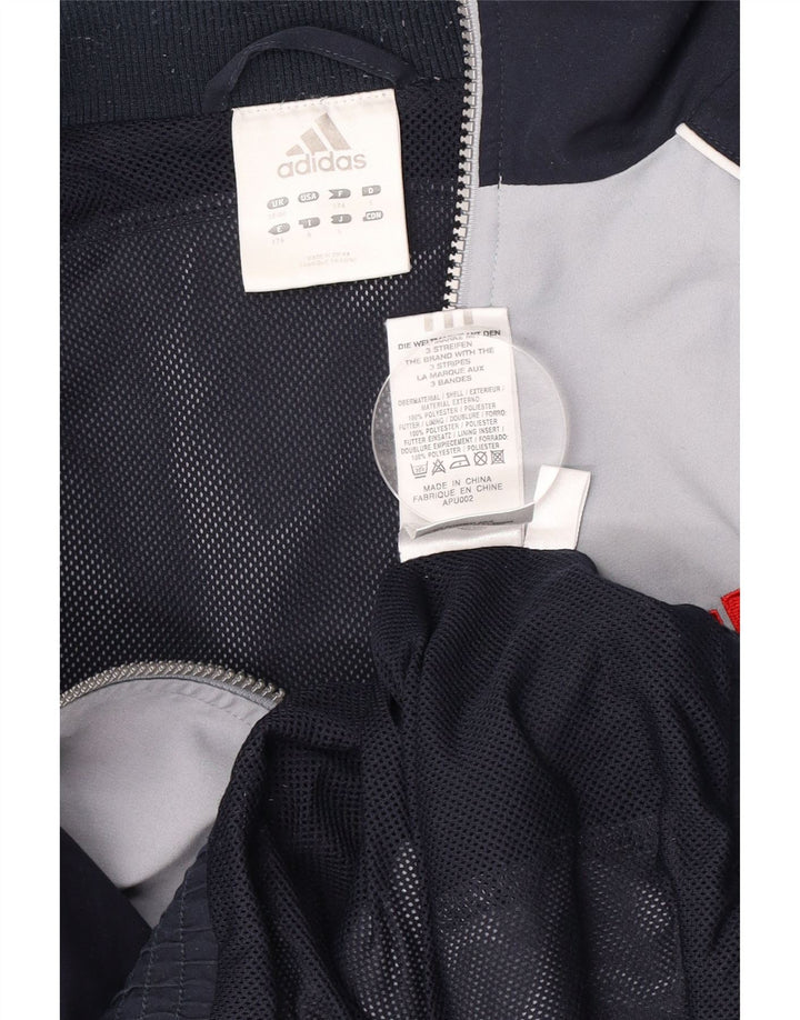 Adidas Męska bluza dresowa Top Jacket UK 38/40 Średni granatowy kolor blokowy