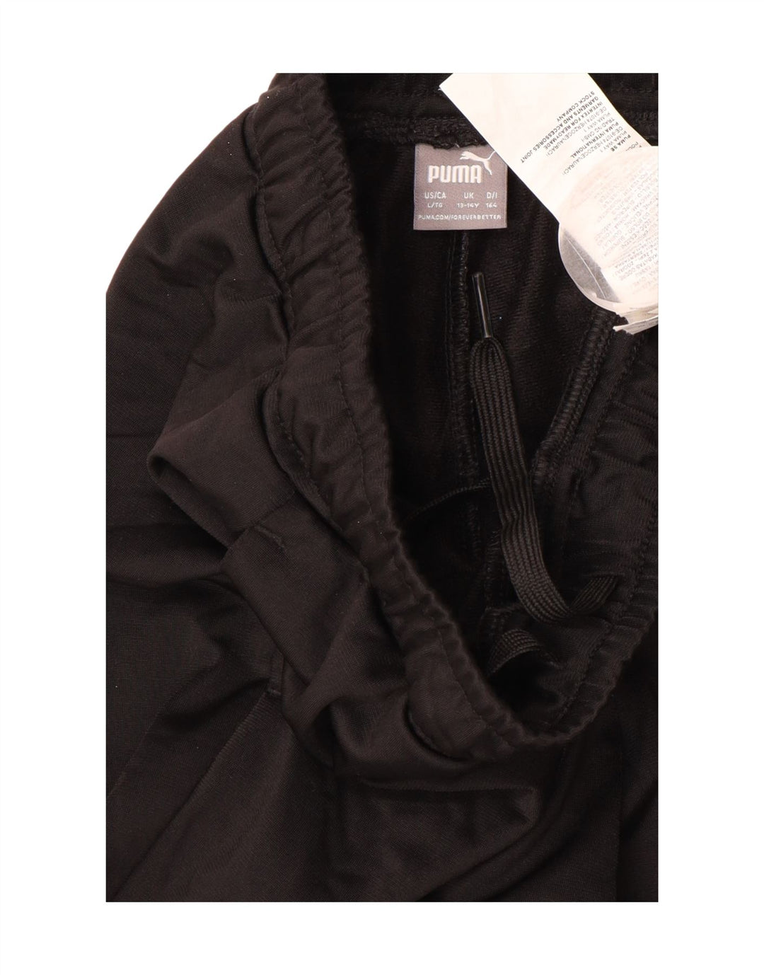 Chłopięce spodnie dresowe PUMA Joggery 13-14 lat Czarny poliester