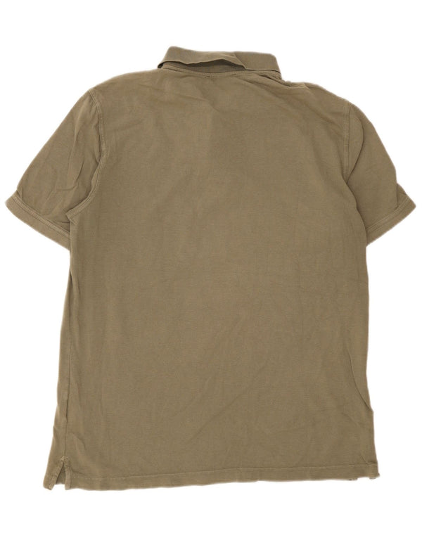 Męska koszulka polo Benetton XL, bawełniana khaki