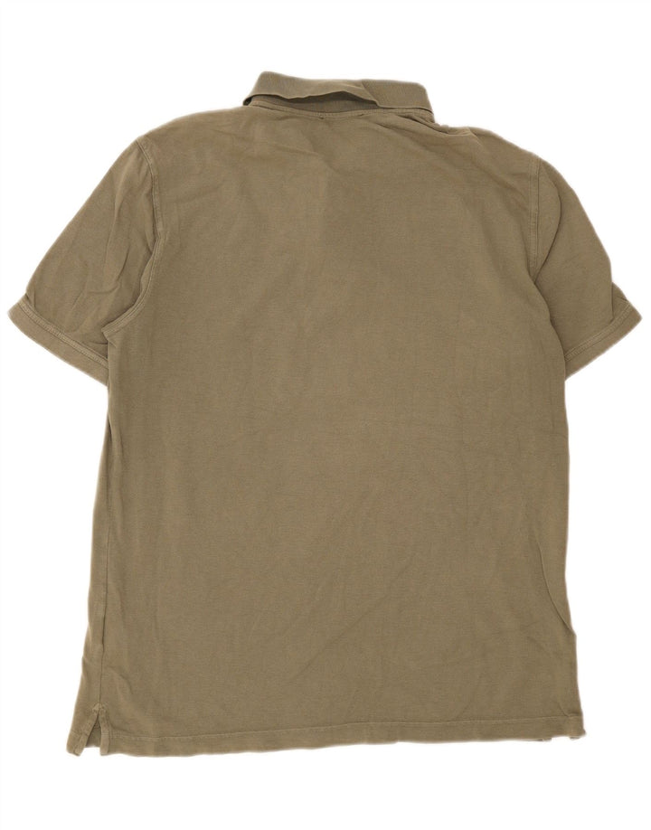 Męska koszulka polo Benetton XL, bawełniana khaki