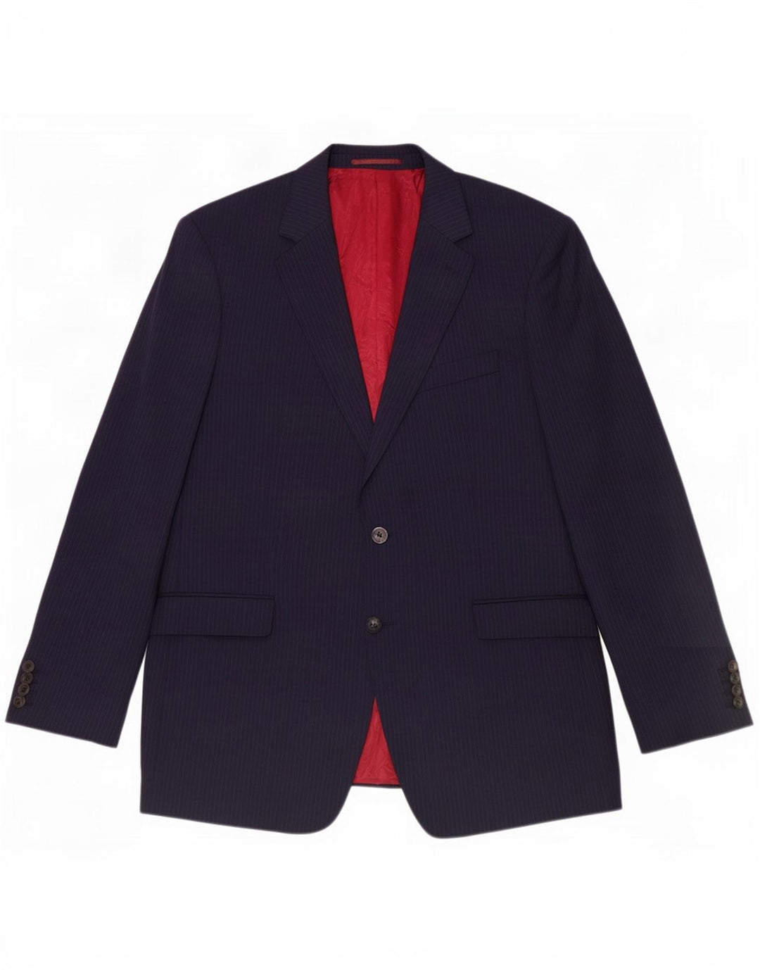 Marks & Spencer Męska długa marynarka zapinana na 2 guziki, UK 44 XL, granatowa