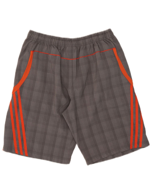 Męskie spodenki sportowe Adidas UK 46/48 XL Szara kratka