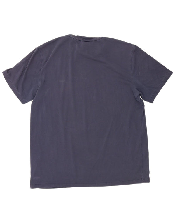 T-shirt męski Nike Dri Fit Top XL, granatowy, bawełniany