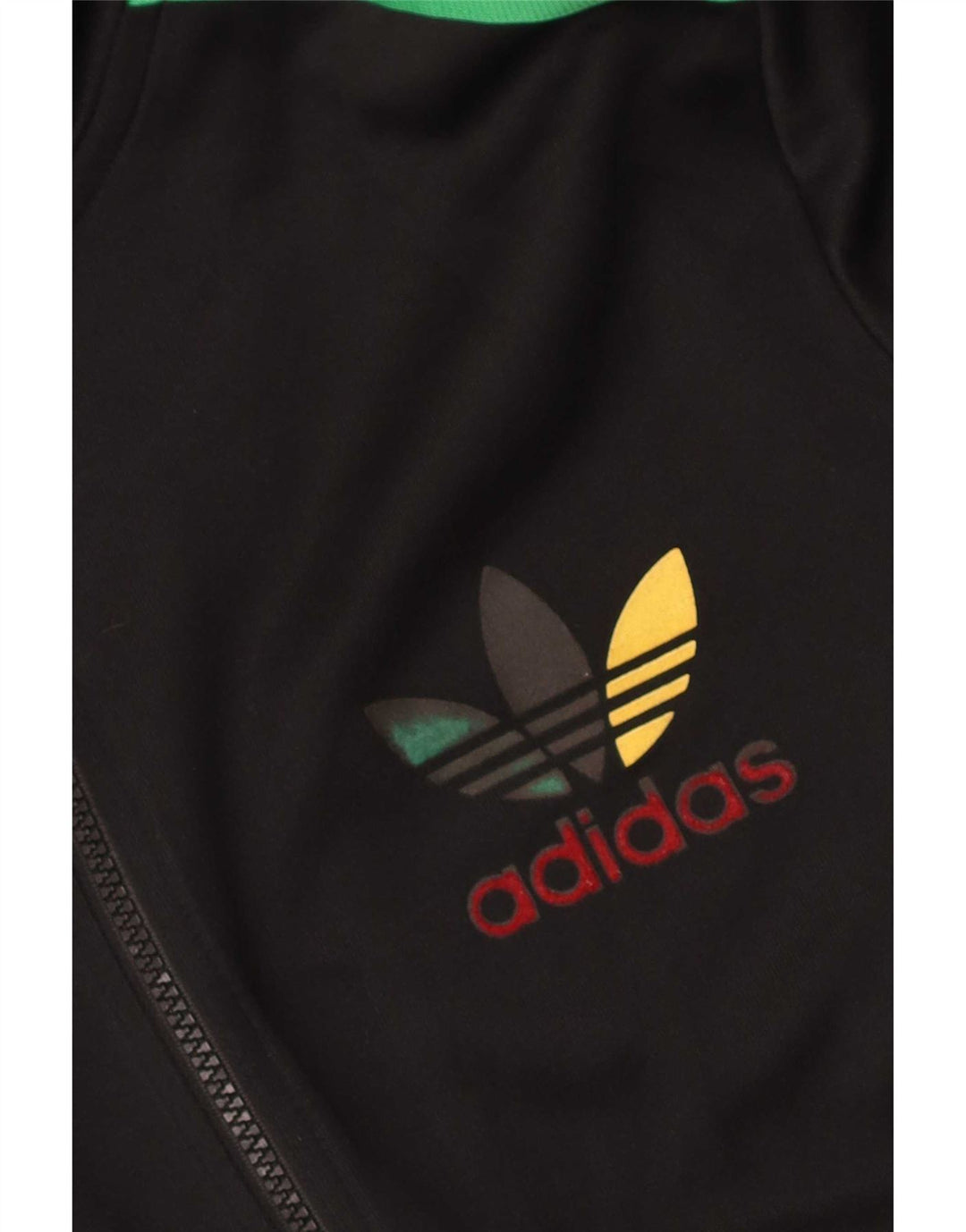 Męski sweter z kapturem i zamkiem Adidas, średni czarny poliester