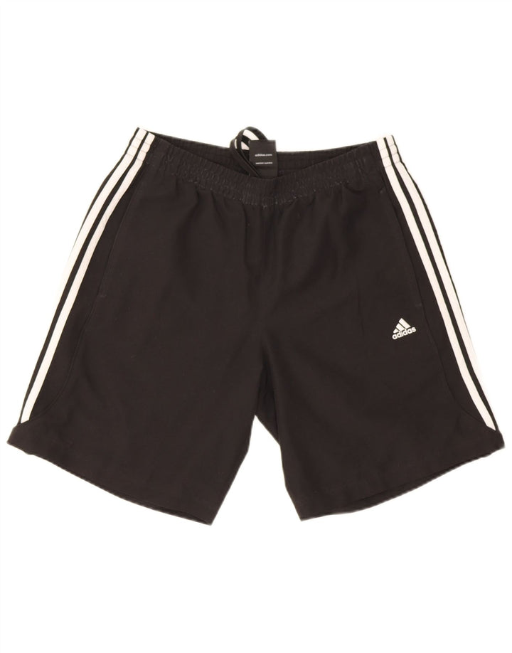 Męskie spodenki sportowe Adidas Climalite, średni czarny poliester