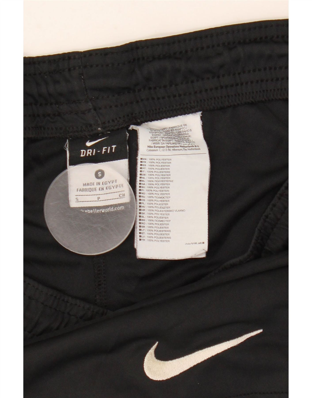 Męskie spodenki sportowe Nike Dri Fit, małe, czarne, poliestrowe