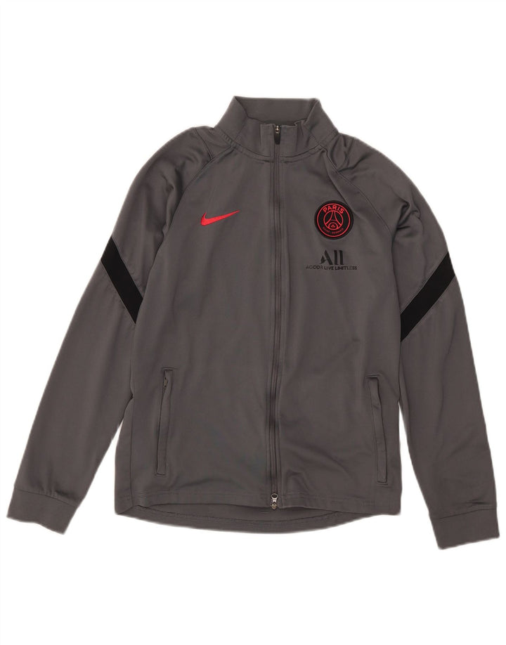 Kurtka dresowa chłopięca Nike Paris Saint-Germain, duża, 12-13 lat, szara