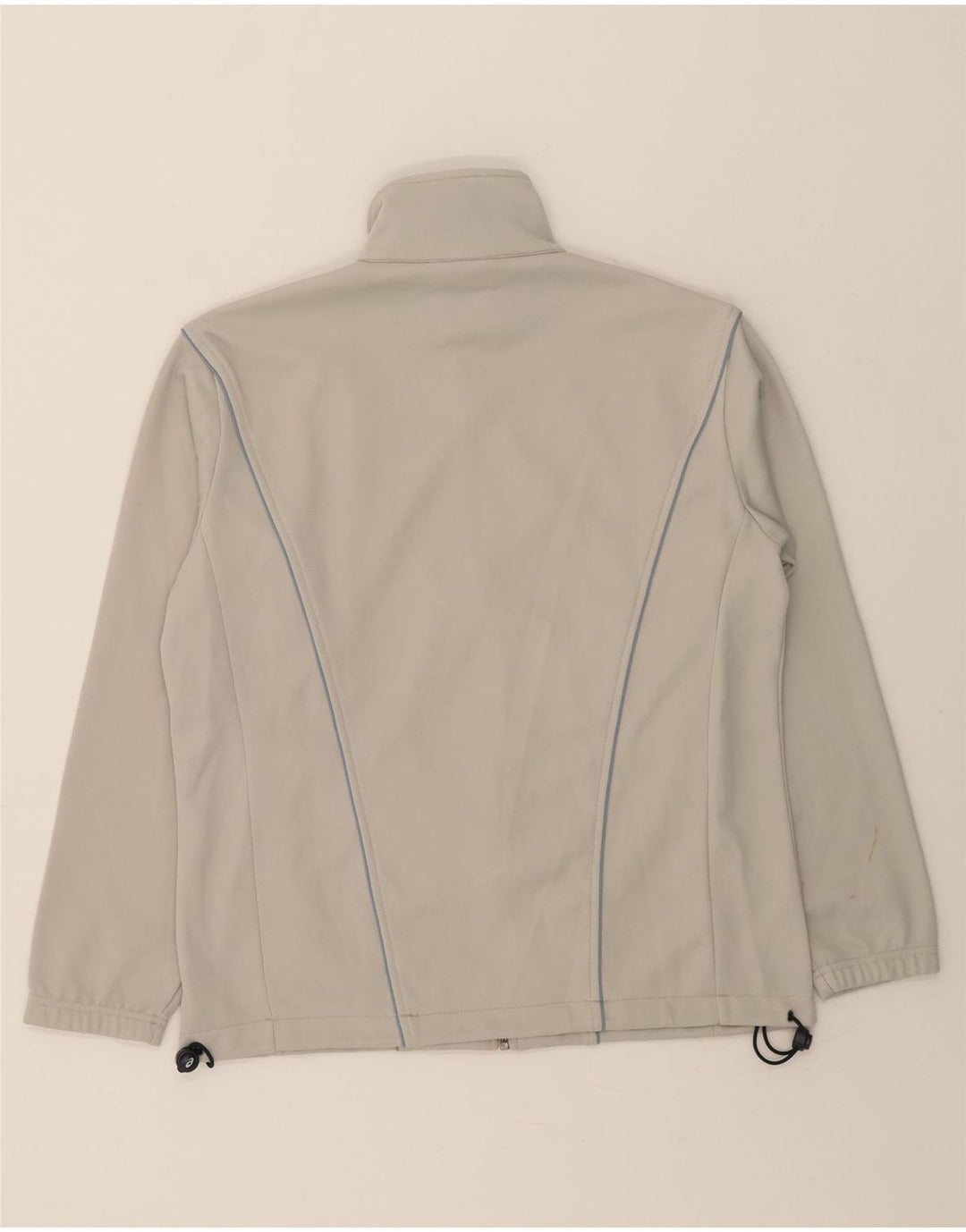 ASICS Mens Tracksuit Top Jacket Medium Grey Polyester Vintage Asics and Second-Hand Asics from Messina Hembry 