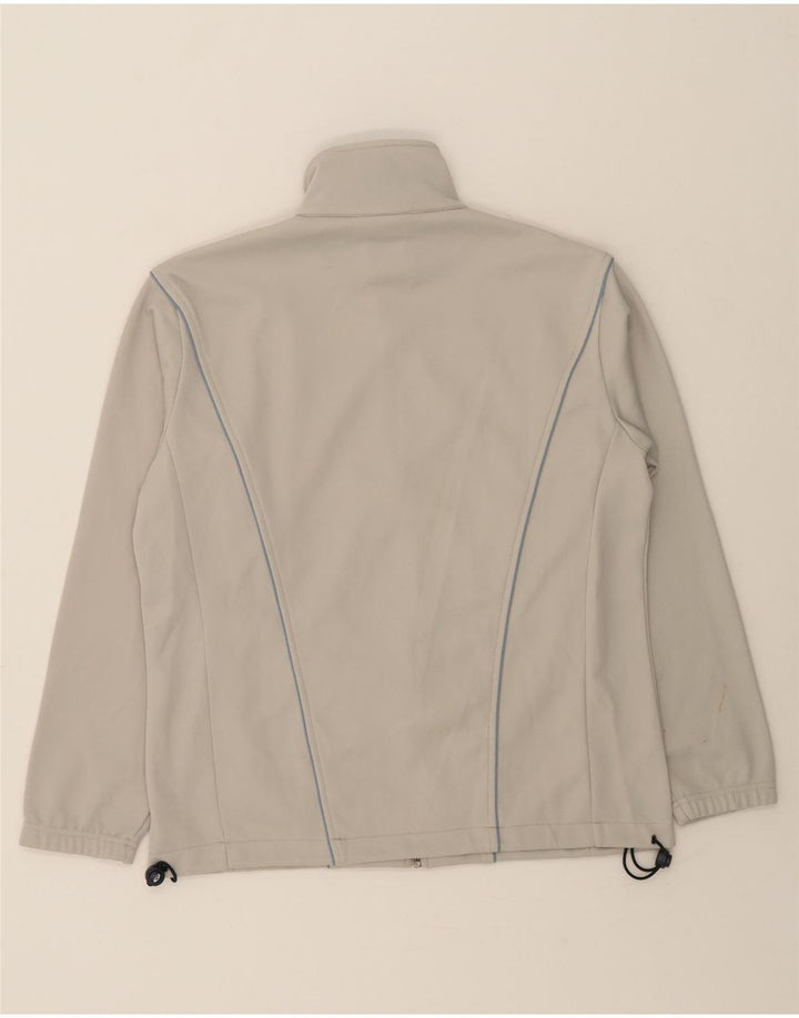 ASICS Mens Tracksuit Top Jacket Medium Grey Polyester Vintage Asics and Second-Hand Asics from Messina Hembry 