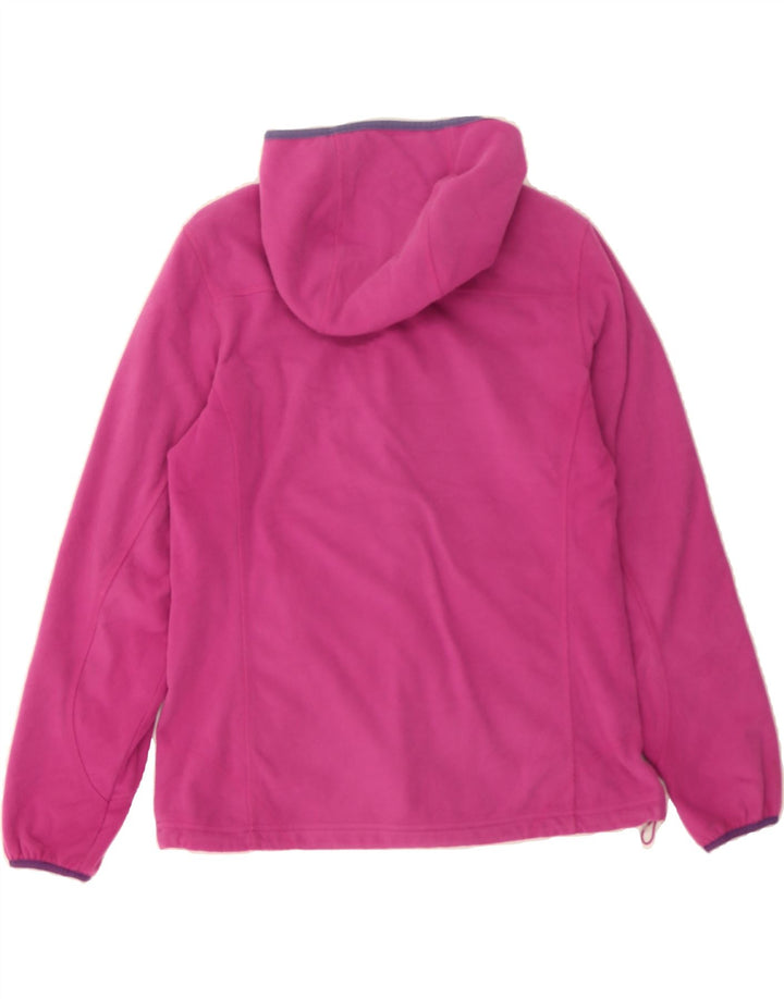 L.L.BEAN Womens Hooded Fleece Jacket UK 14 Medium Purple Polyester Vintage L.L.Bean and Second-Hand L.L.Bean from Messina Hembry 