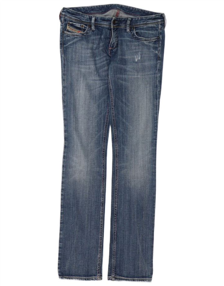 DIESEL Damskie jeansy slim W31 L35 Niebieskie bawełniane